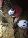Cvičenie jaskynnej záchrannej skupiny HZS