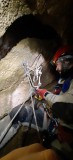 Cvičenie dobrovoľných záchranárov HZS pre jaskynnú záchrannú činnosť