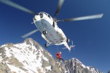  Preškolenie záchranárov HZS pomocou vrtuľníka lanovou technikou